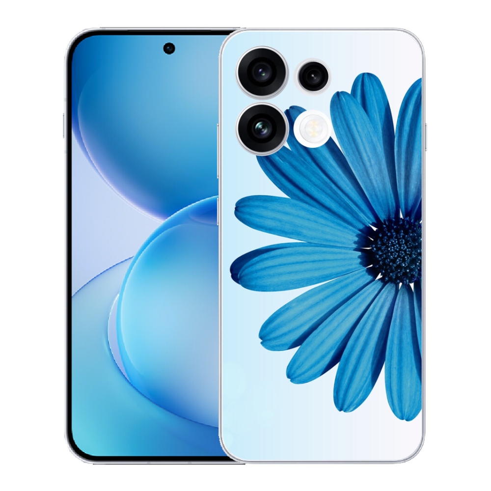 mmCase gél tok az Oppo Reno 16 FS 5G-hez – kék margaréta