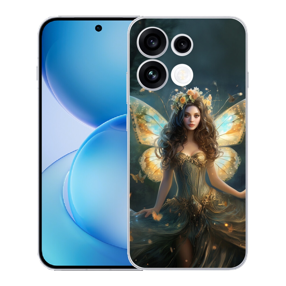 mmCase géltok az Oppo Reno 16 FS 5G-hez – pillangós nő