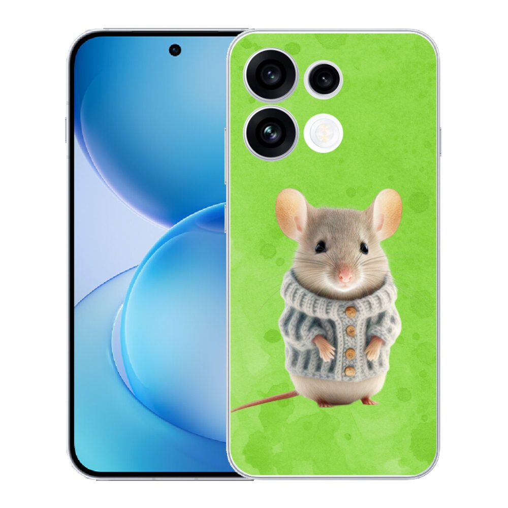 mmCase géltok az Oppo Reno 16 FS 5G-hez – egér pulóverben