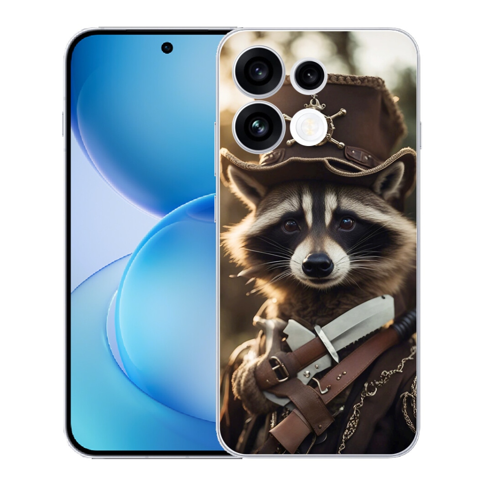 mmCase gélhuzat az Oppo Reno 16 FS 5G-hez – egyenruhás mosómedve