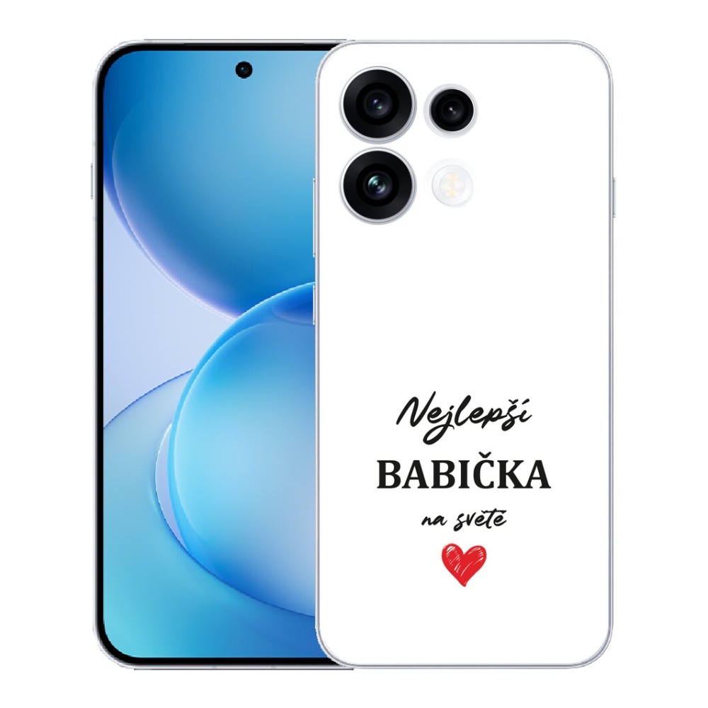 mmCase gél tok az Oppo Reno 16 FS 5G-hez – a legjobb „nagymama” 1 fehér háttérrel
