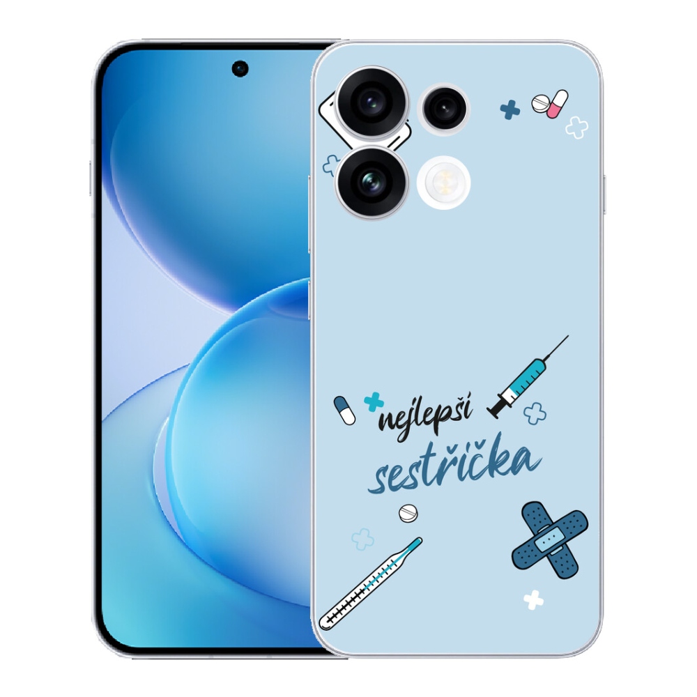 mmCase gél tok az Oppo Reno 16 FS 5G-hez – a legjobb kiegészítő kék háttérrel