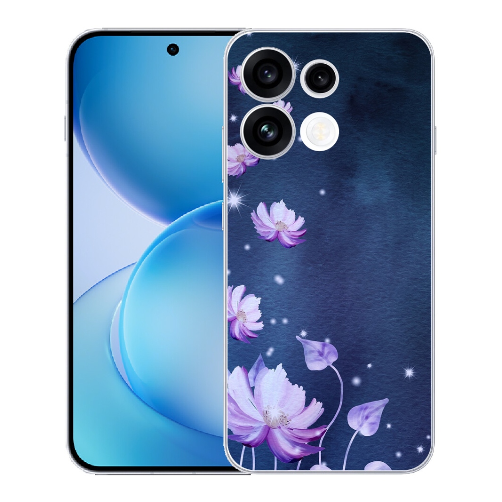 mmCase géltok az Oppo Reno 16 FS 5G-hez – hulló virágok