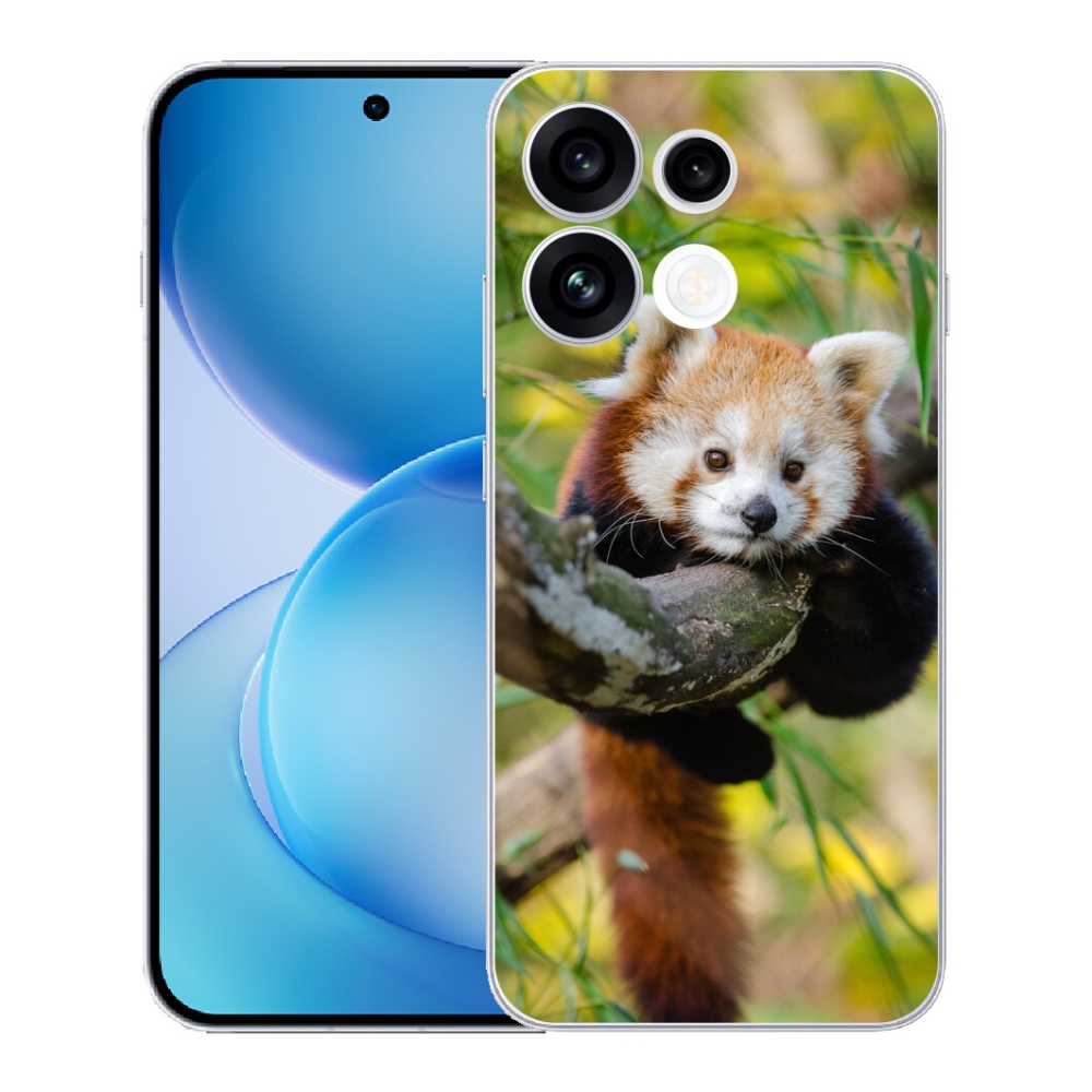 mmCase gél tok az Oppo Reno 16 FS 5G-hez – vörös panda