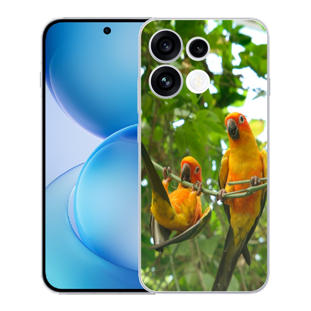 mmCase géltok az Oppo Reno 16 FS 5G-hez – papagájok és aratingák