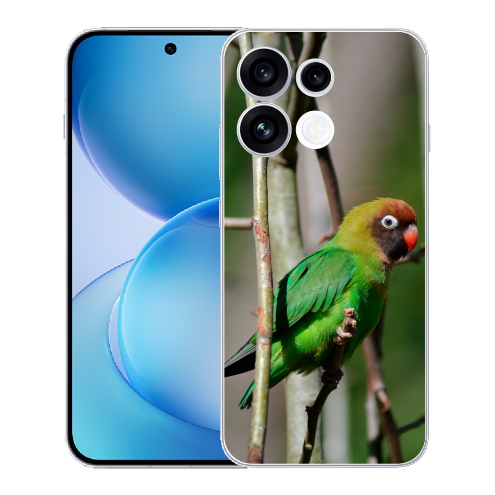 mmCase gélhuzat az Oppo Reno 16 FS 5G-hez – agapornis papagáj