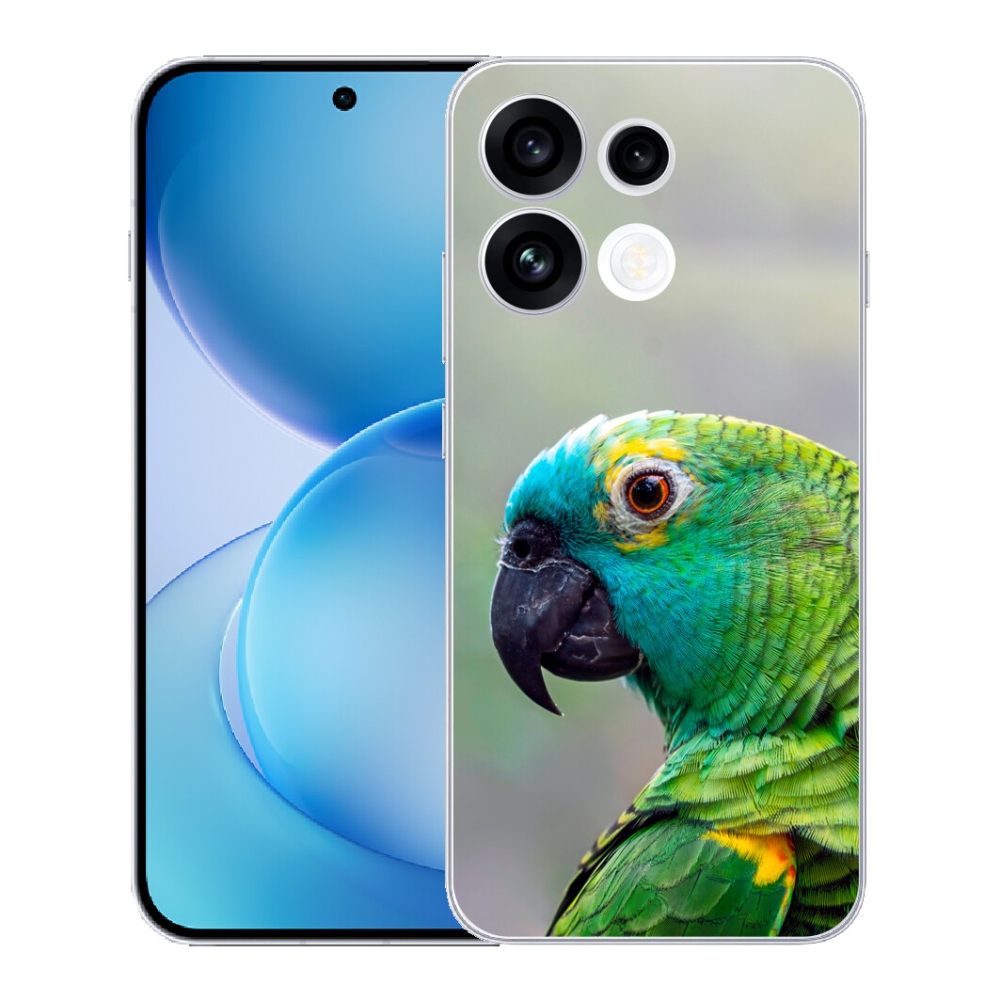 mmCase gélhuzat az Oppo Reno 16 FS 5G-hez – amazonasi papagáj
