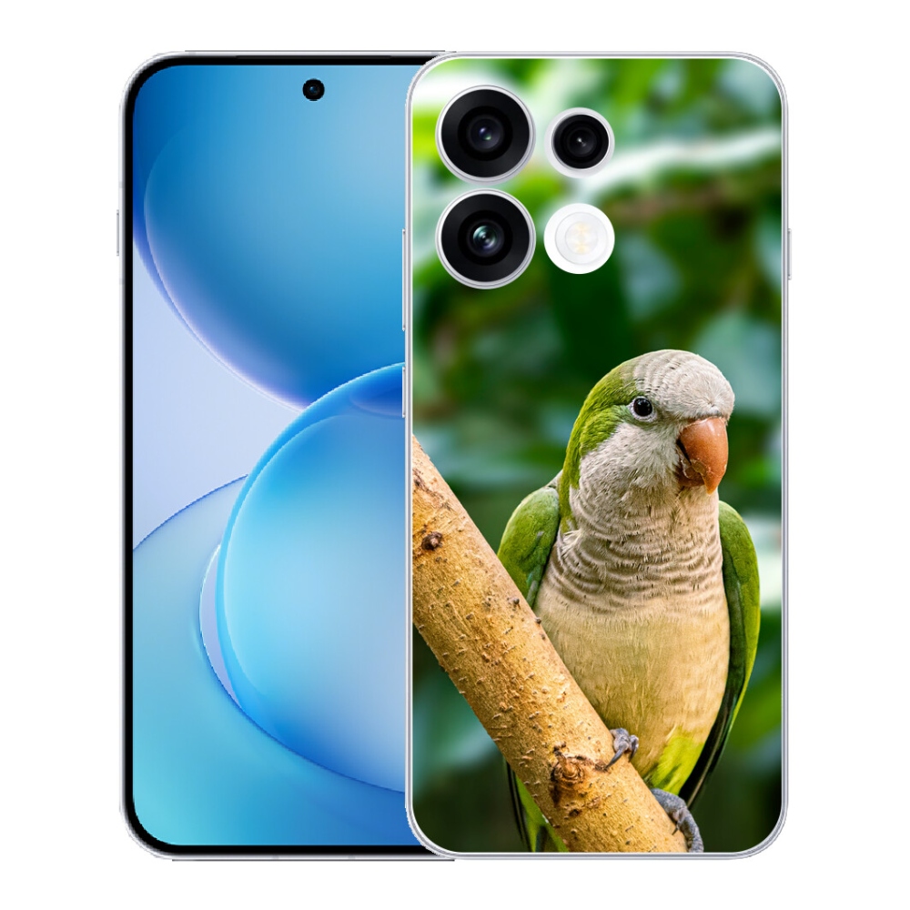 mmCase gélhuzat az Oppo Reno 16 FS 5G-hez – papagáj és szerzetes
