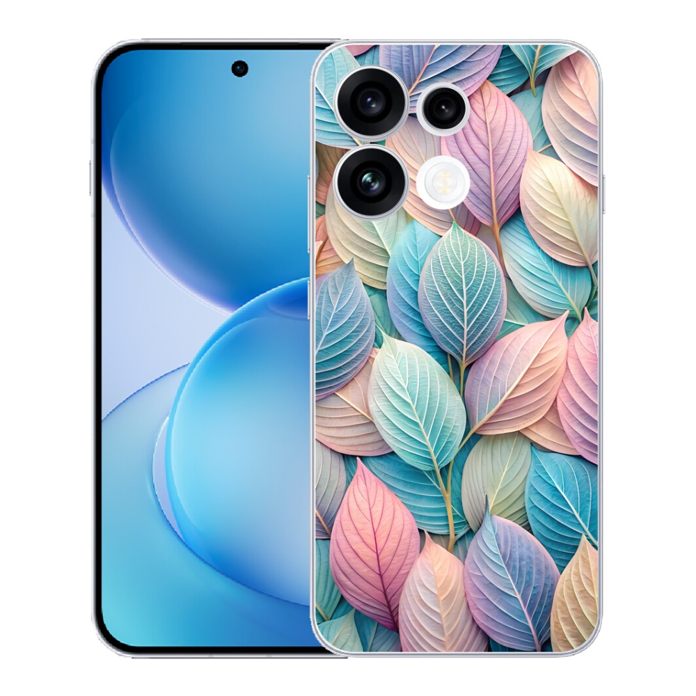 mmCase gélhuzat az Oppo Reno 16 FS 5G-hez – pasztell levelek