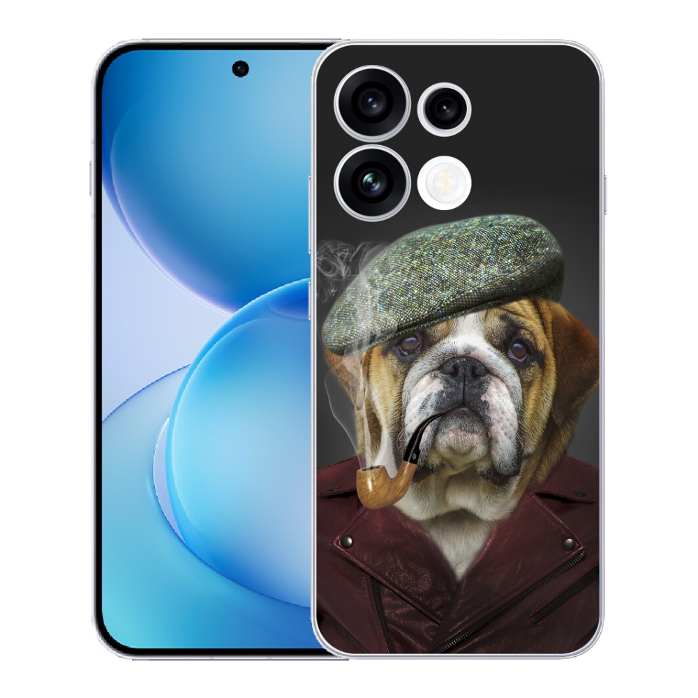 mmCase géltok az Oppo Reno 16 FS 5G-hez – pipázó kutya