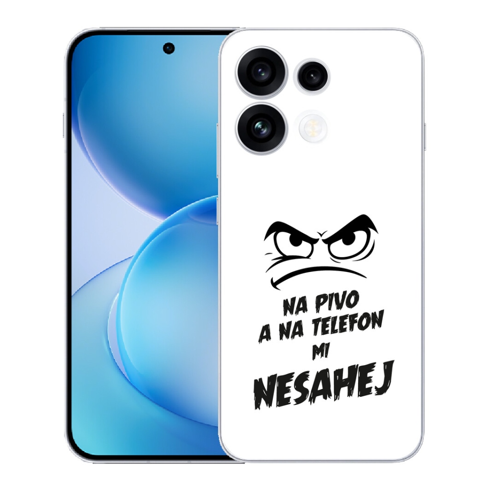 mmCase gélhuzat az Oppo Reno 16 FS 5G-hez – sörös motívum, 2 fehér háttérrel