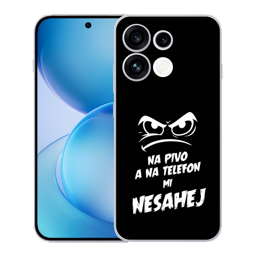mmCase géltok az Oppo Reno 16 FS 5G-hez – sörös motívum 2, fekete háttérrel