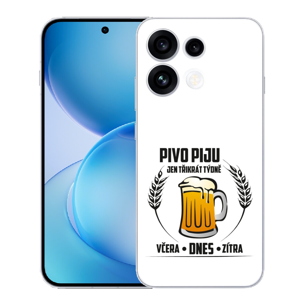 mmCase géltok az Oppo Reno 16 FS 5G-hez – sörös motívum, fehér háttér