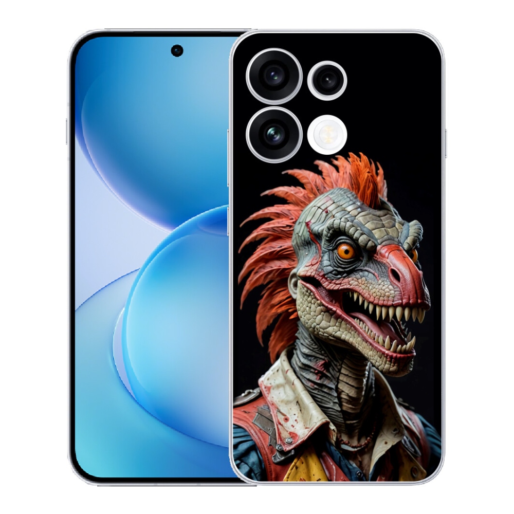 mmCase géltok az Oppo Reno 16 FS 5G-hez – punk dinoszaurusz