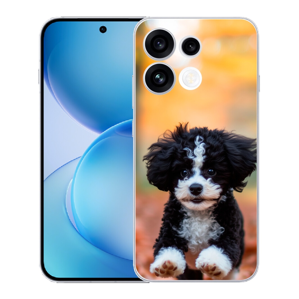 mmCase gél tok az Oppo Reno 16 FS 5G-hez – aranyos kiskutya 2