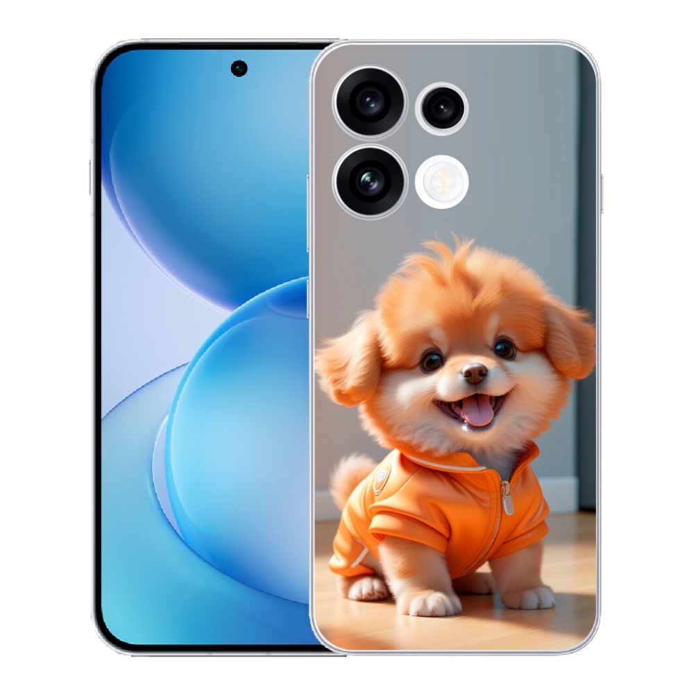 mmCase géltok az Oppo Reno 16 FS 5G-hez – aranyos pomerániai pulóverben