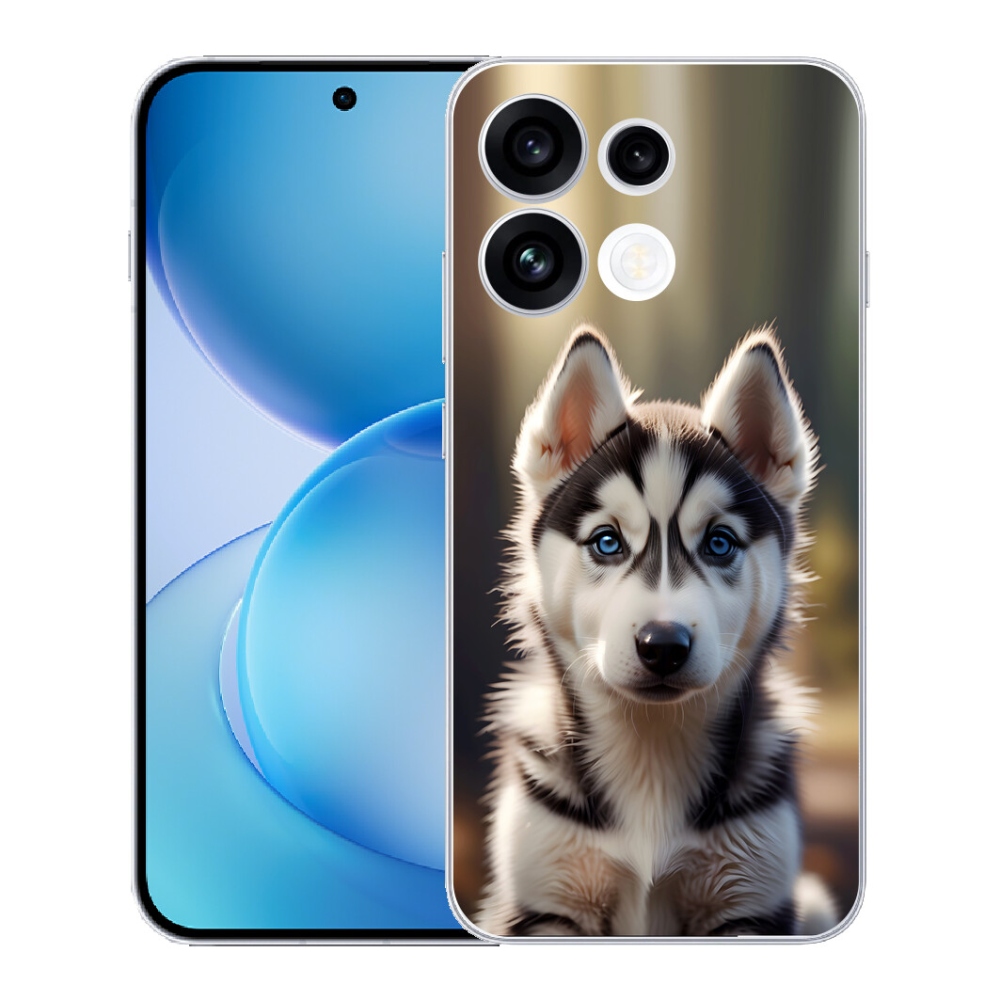 mmCase géltok az Oppo Reno 16 FS 5G-hez – aranyos szibériai husky