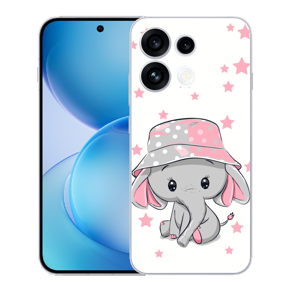 mmCase géltok az Oppo Reno 16 FS 5G-hez – rózsaszín elefánt