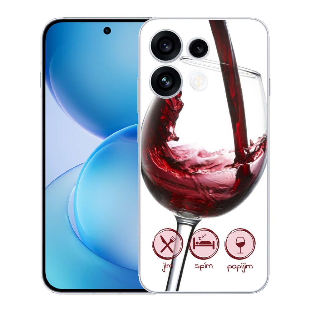 mmCase géltok az Oppo Reno 16 FS 5G-hez – egy pohár vörösbor