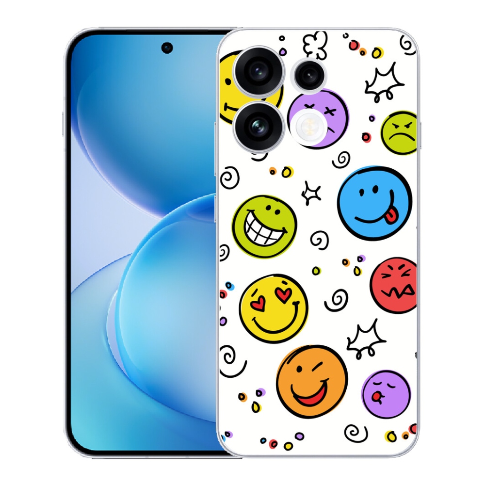 mmCase géltok az Oppo Reno 16 FS 5G-hez – smiley-k