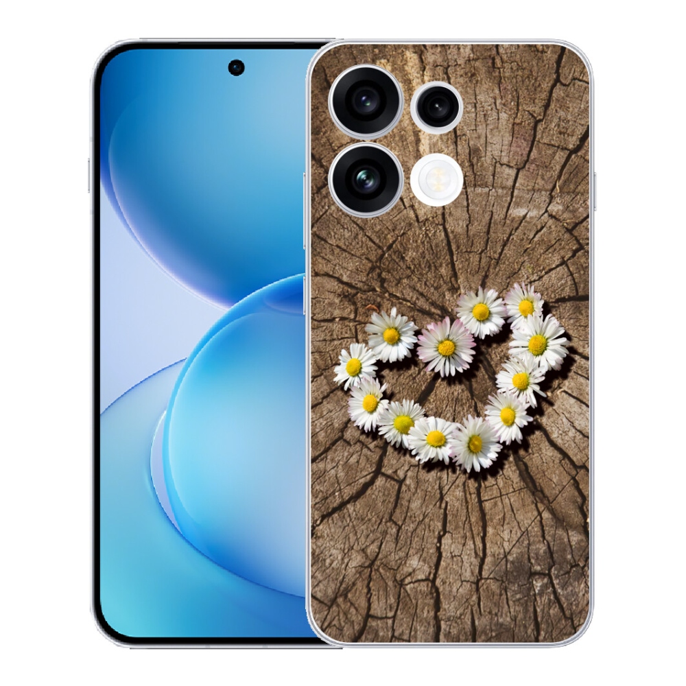 mmCase géltok az Oppo Reno 16 FS 5G-hez – margaréta mintás