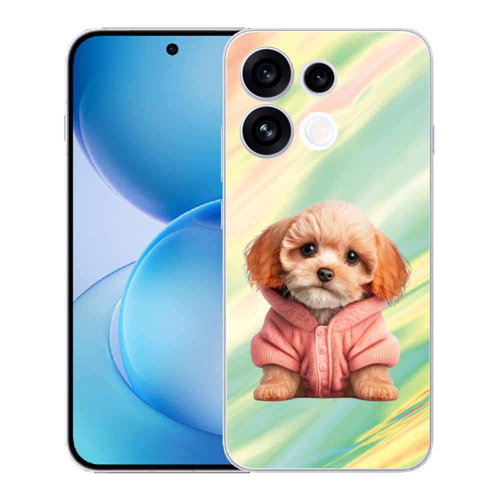 mmCase géltok az Oppo Reno 16 FS 5G-hez – pulóveres kiskutya