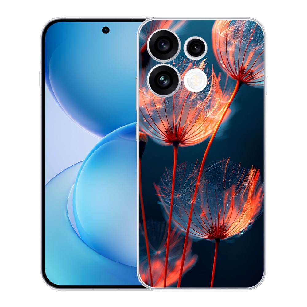 mmCase gél tok az Oppo Reno 16 FS 5G-hez – fénylő pelyhek