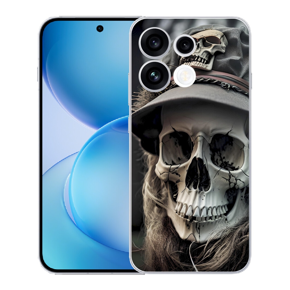 mmCase géltok az Oppo Reno 16 FS 5G-hez – sötét koponya