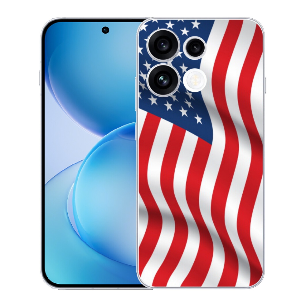 mmCase géltok az Oppo Reno 16 FS 5G-hez – amerikai zászló