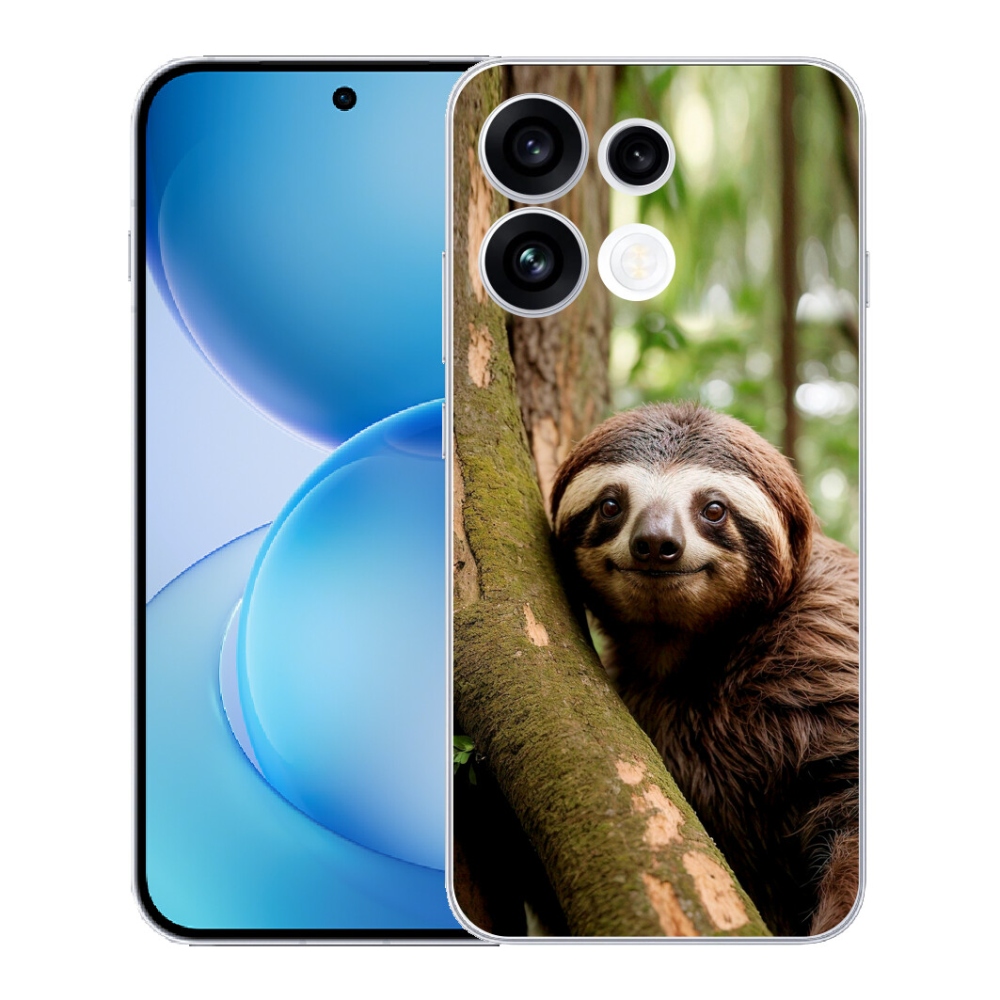 mmCase géltok az Oppo Reno 16 FS 5G-hez – mosolygós lajhár