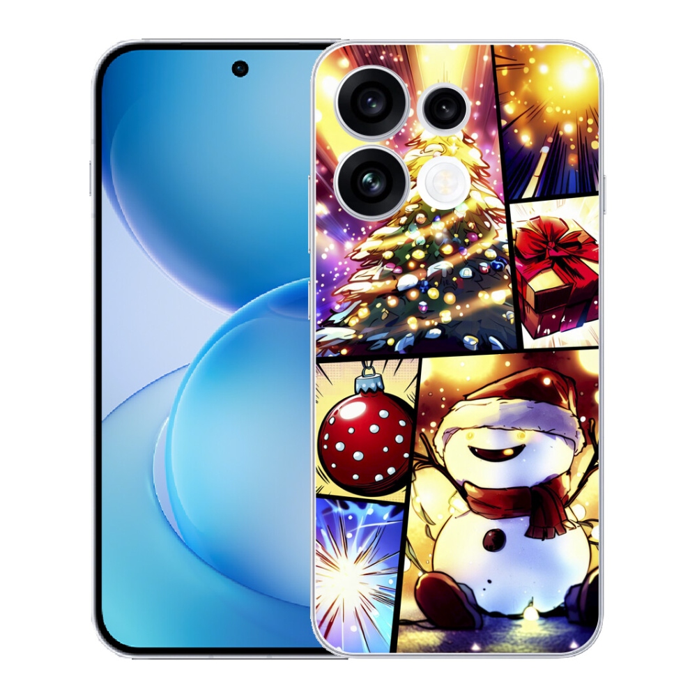 mmCase géltok az Oppo Reno 16 FS 5G-hez – karácsonyi motívumok 1