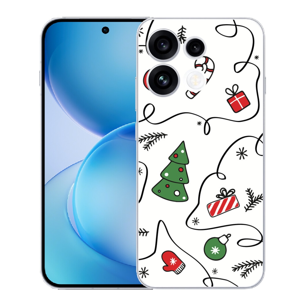 mmCase géltok az Oppo Reno 16 FS 5G-hez – karácsonyi motívumokkal