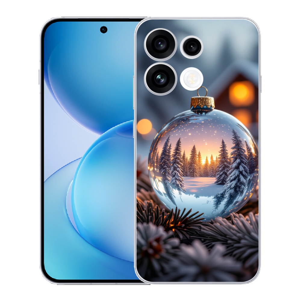 mmCase gél tok az Oppo Reno 16 FS 5G-hez – karácsonyi dísz