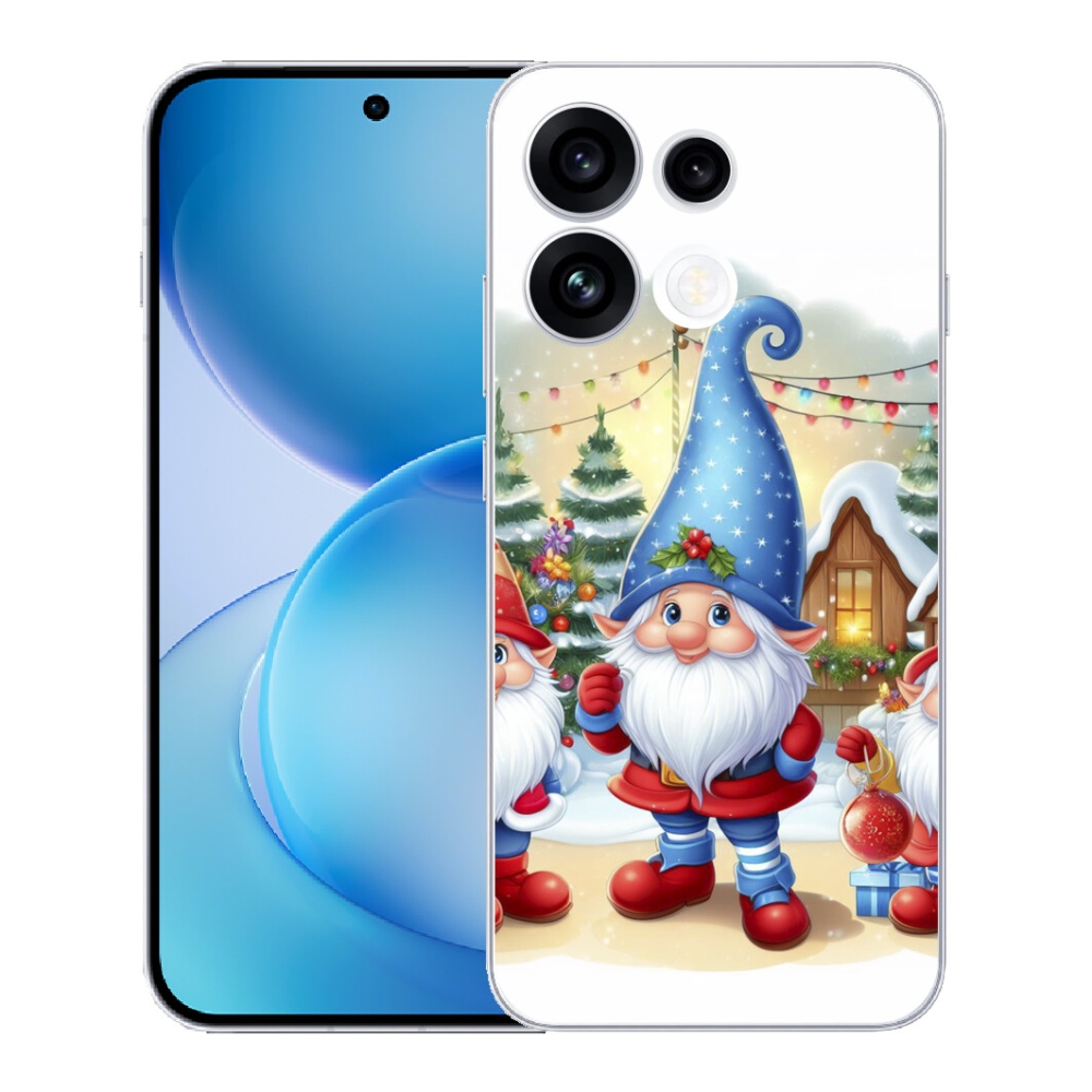 mmCase gél tok az Oppo Reno 16 FS 5G-hez – karácsonyi manók