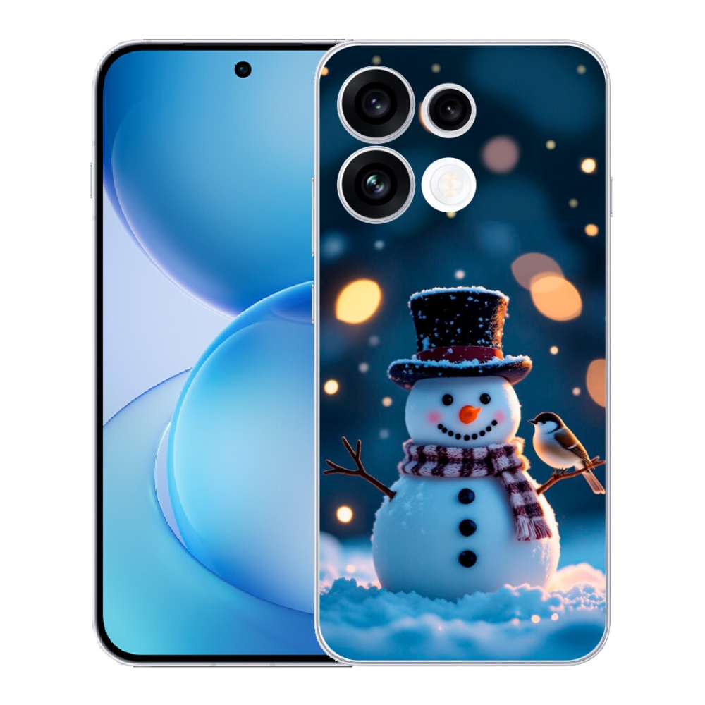 mmCase géltok az Oppo Reno 16 FS 5G-hez – karácsonyi hóember