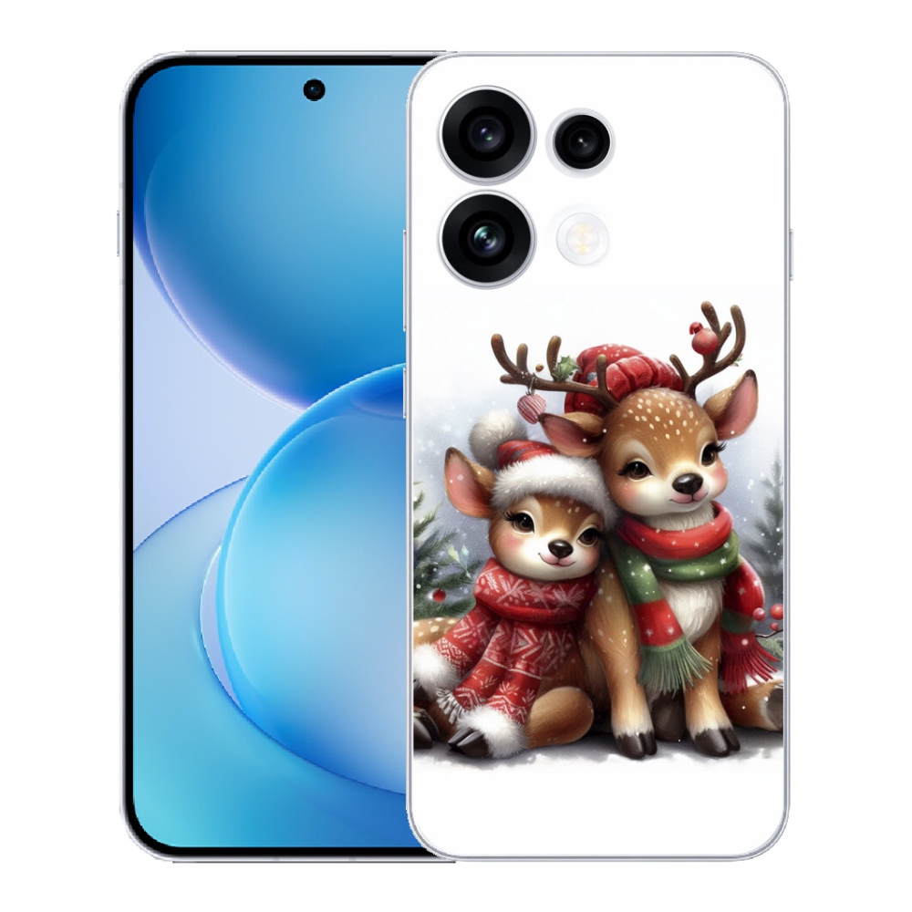 mmCase géltok az Oppo Reno 16 FS 5G-hez – karácsonyi rénszarvasok