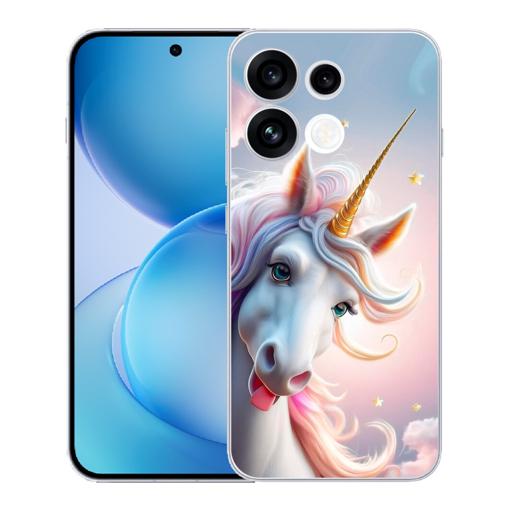 mmCase géltok az Oppo Reno 16 FS 5G-hez – vidám egyszarvú