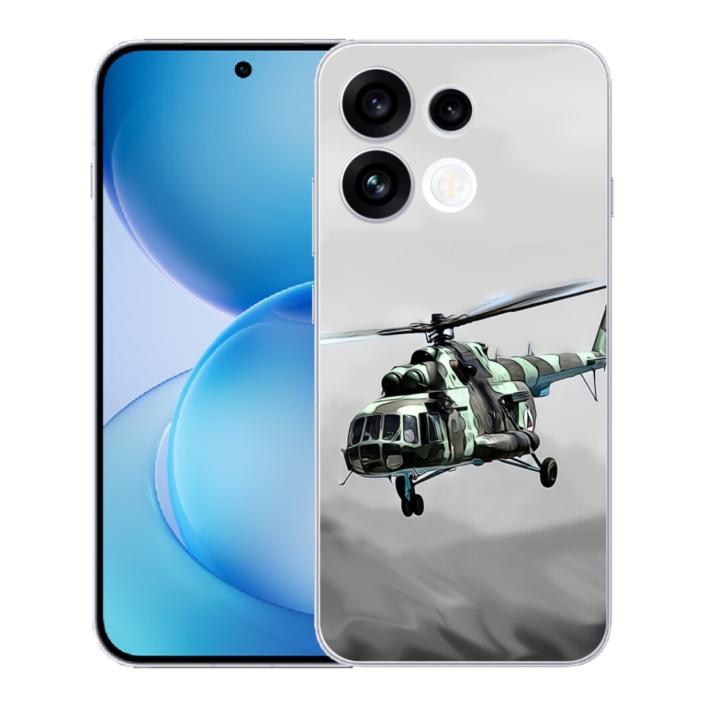 mmCase géltok az Oppo Reno 16 FS 5G-hez – katonai helikopter