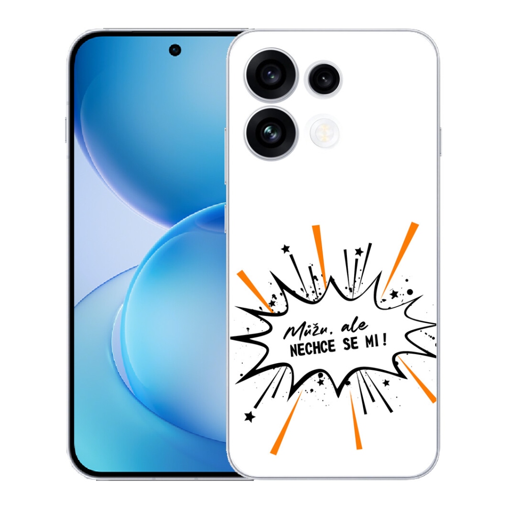 mmCase géltok az Oppo Reno 16 FS 5G-hez – vicces felirat, 11, fehér háttér