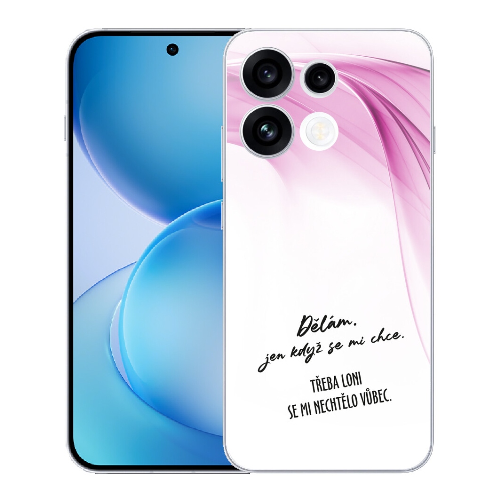 mmCase géltok az Oppo Reno 16 FS 5G-hez – vicces felirat, 12, fehér háttér