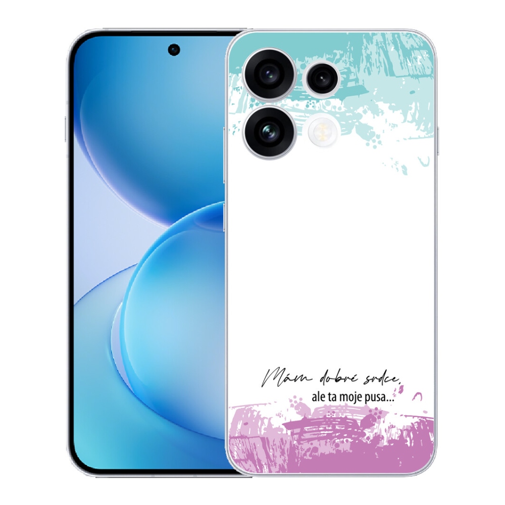mmCase gél tok az Oppo Reno 16 FS 5G-hez – vicces felirat, 3 fehér háttér