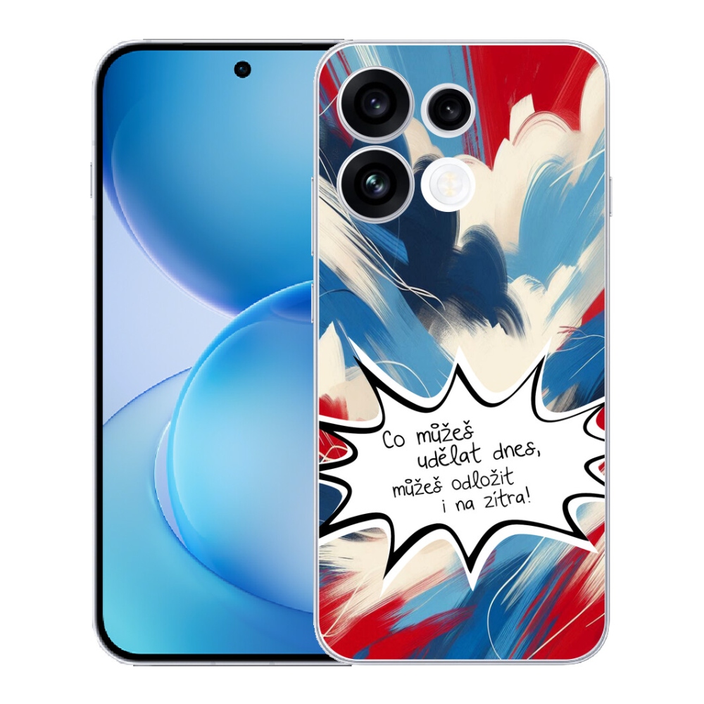 mmCase géltok az Oppo Reno 16 FS 5G-hez – vicces felirat, 9, fehér háttér