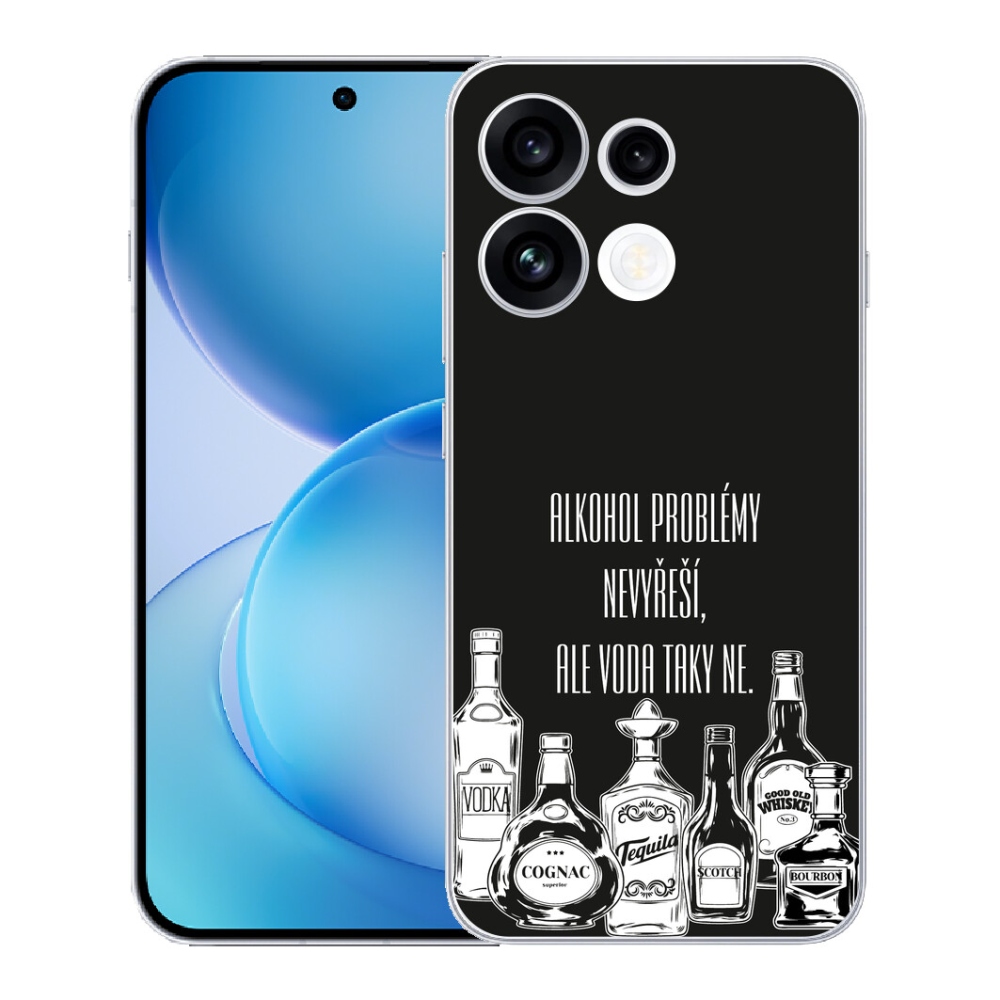 mmCase géltok az Oppo Reno 16 FS 5G-hez – vicces felirat fekete háttérrel
