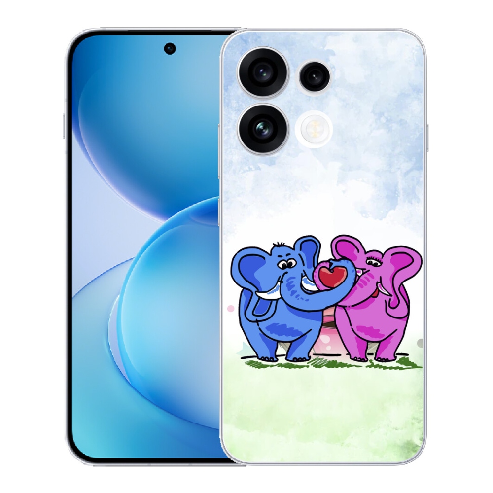 mmCase géltok az Oppo Reno 16 FS 5G-hez – szerelmes elefántok