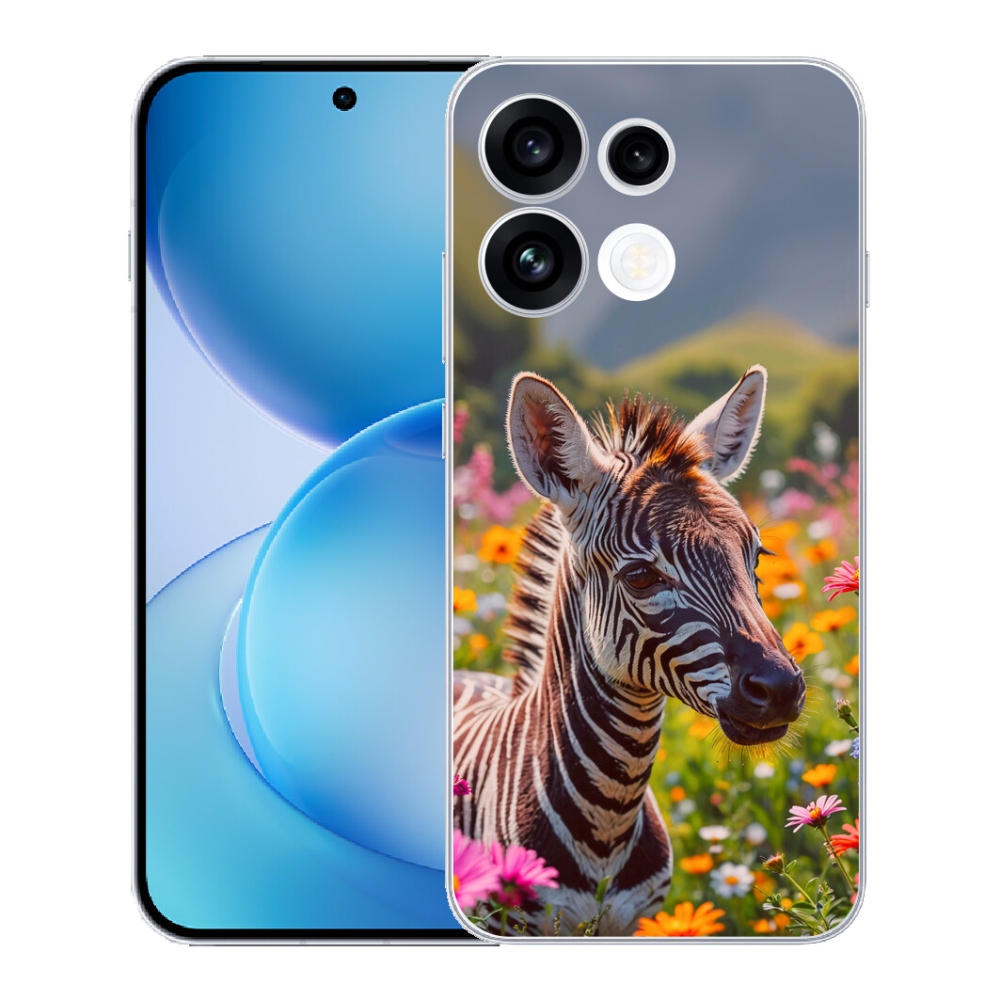 mmCase géltok az Oppo Reno 16 FS 5G-hez – zebra a réten