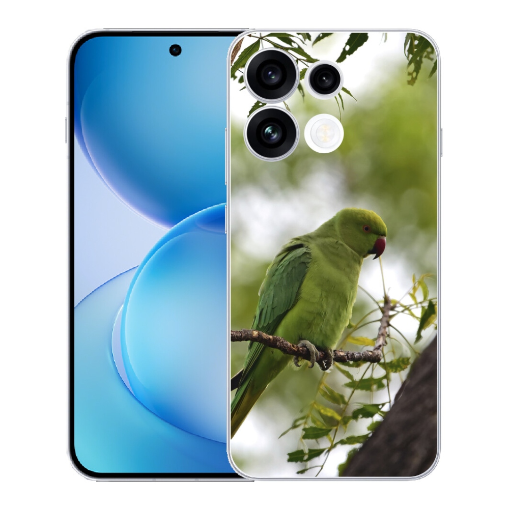 mmCase géltok az Oppo Reno 16 FS 5G-hez – zöld papagáj