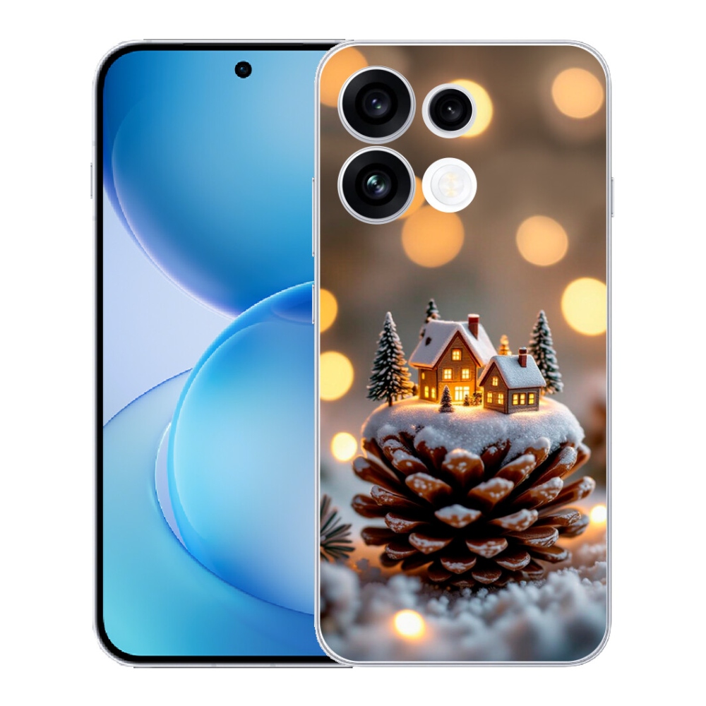 mmCase géltok az Oppo Reno 16 FS 5G-hez – téli falu