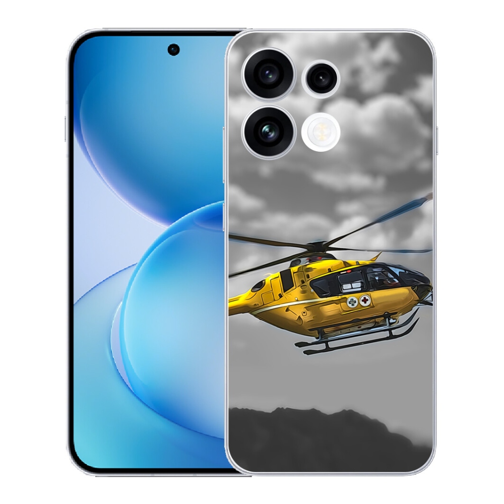 mmCase géltok az Oppo Reno 16 FS 5G-hez – sárga helikopter