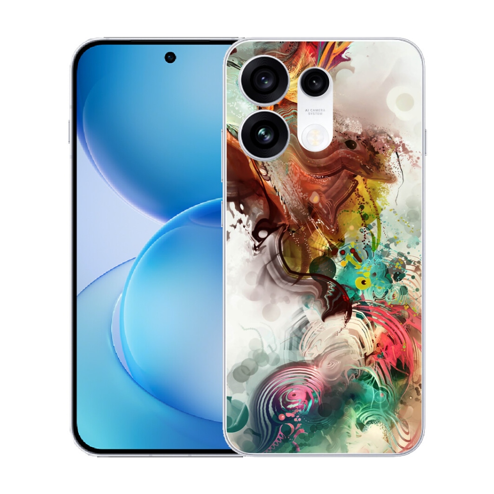 mmCase gél tok az Oppo Reno 16 Pro 5G-hez – absztrakt 1