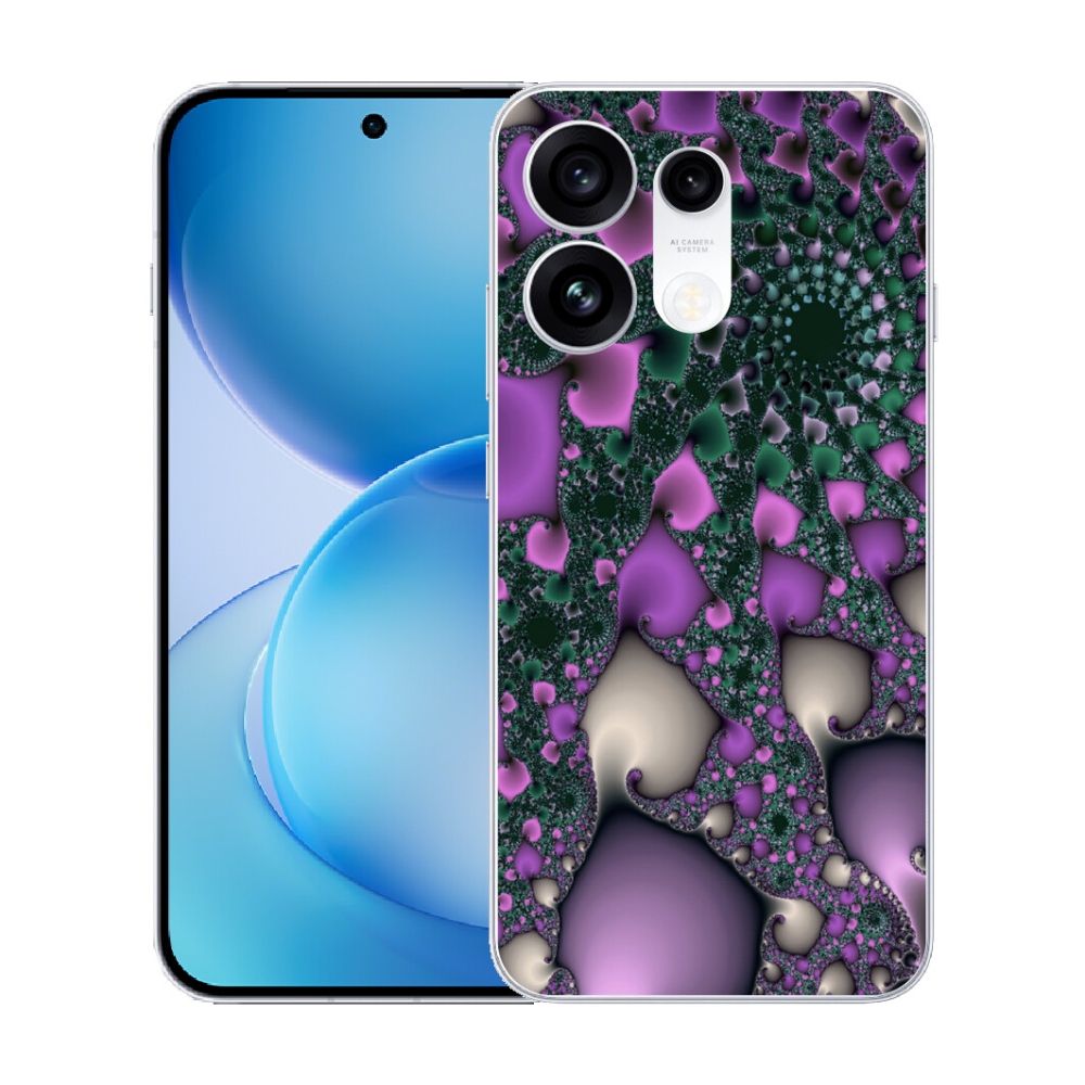 mmCase gél tok az Oppo Reno 16 Pro 5G-hez – absztrakt 7